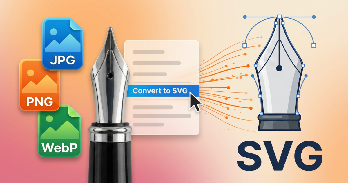 JPG to SVG Converter - Convert Images to Vector SVG in 1 Click